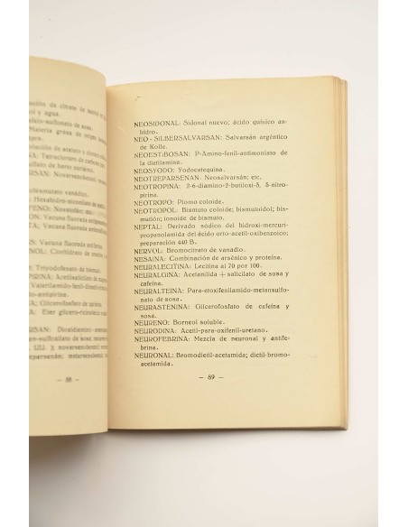 Sinónimos de medicamentos modernos