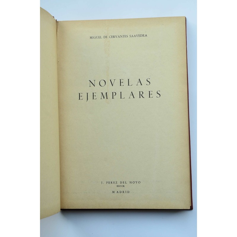 Novelas ejemplares