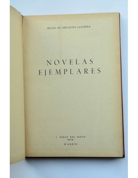 Novelas ejemplares