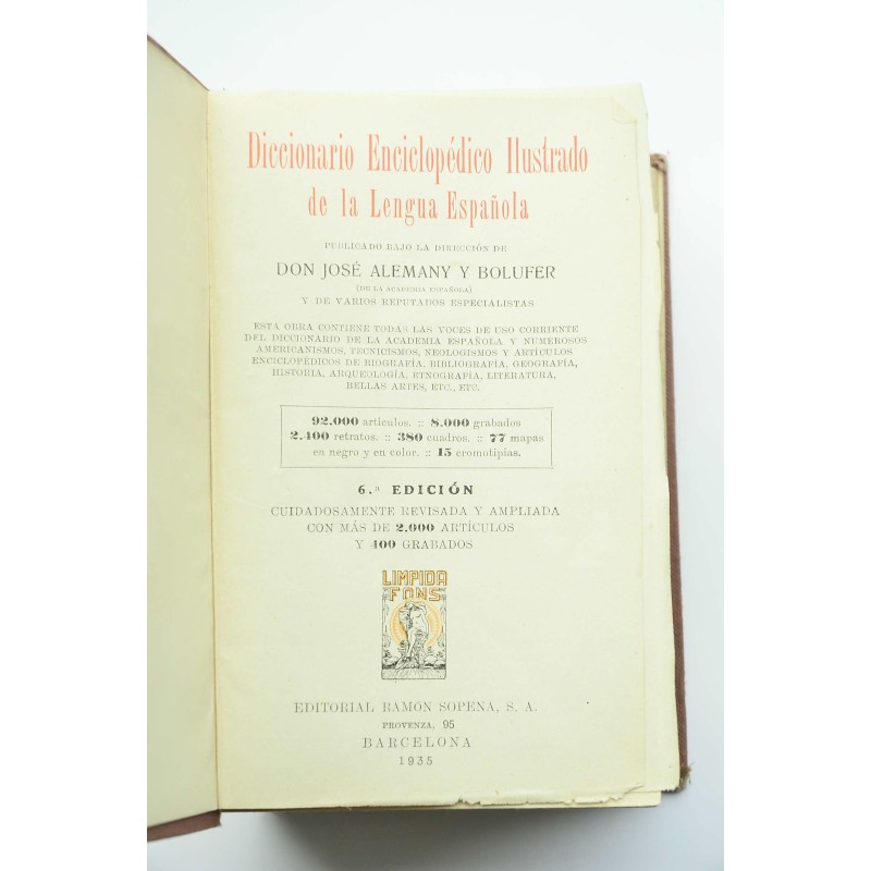 Diccionario enciclopédico ilustrado de la...