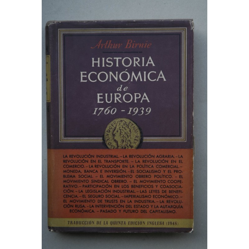 Historia económica de Europa : 1760-1939