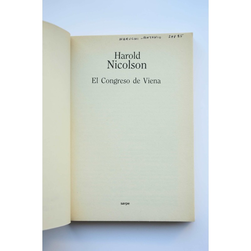 El congreso de Viena