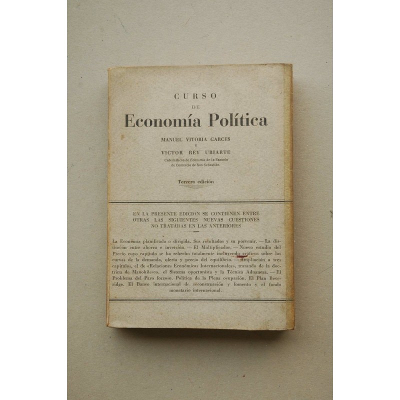 Curso de economía política