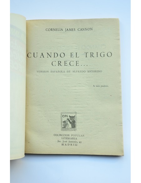 Cuando el trigo crece