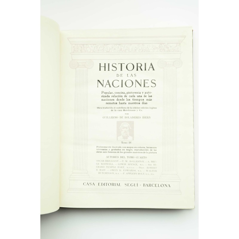 Historia de las Naciones. Tomo IV