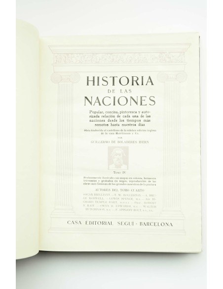 Historia de las Naciones. Tomo IV