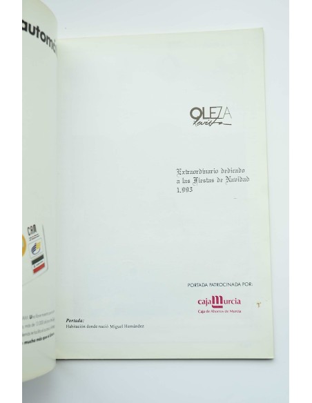 REVISTA OLEZA.-- extraordinario dedicado a las Fiestas de Navidad 1993