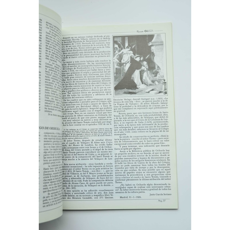 REVISTA OLEZA.-- extraordinario dedicado a las...