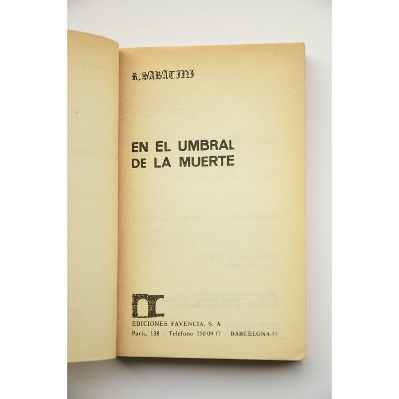 En el umbral de la muerte