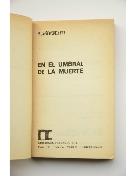 En el umbral de la muerte