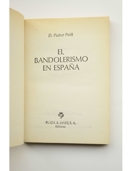El bandolerismo en España