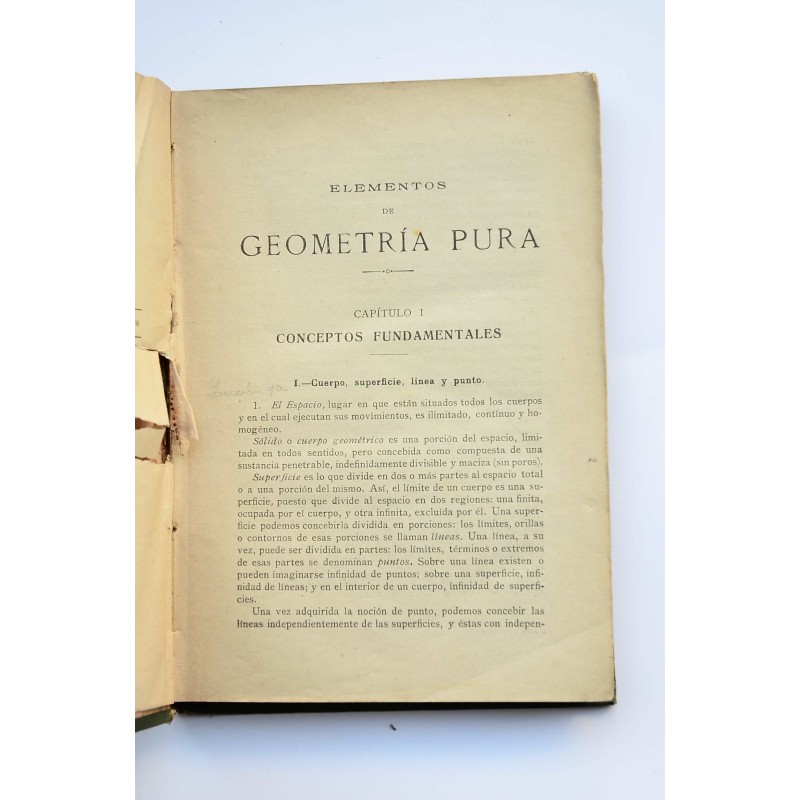Elementos de geometría pura