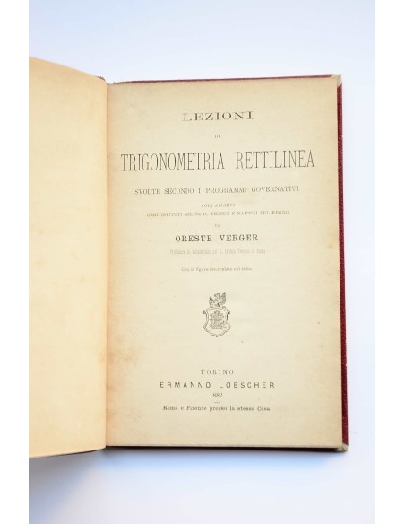 Lezioni di trigonometria rettilinea 