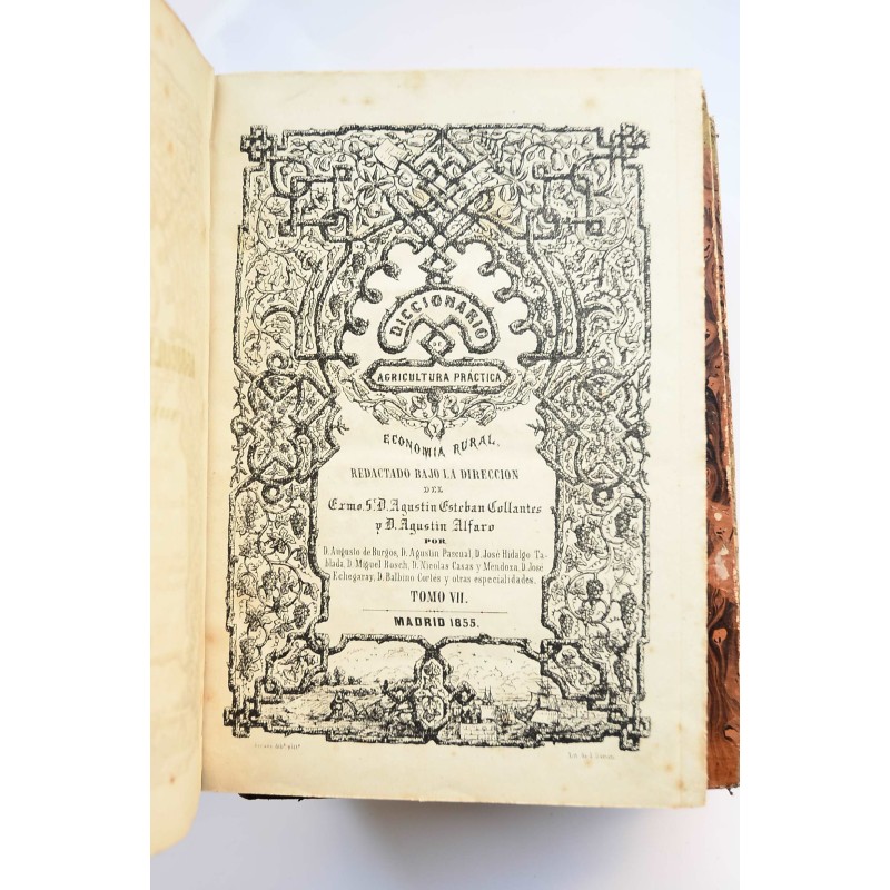 Diccionario de agricultura práctica y economía...