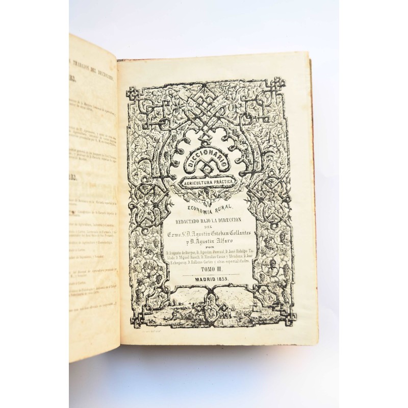 Diccionario de agricultura práctica y economía...