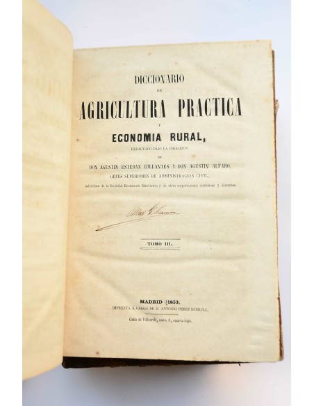 Diccionario de agricultura práctica y economía rural