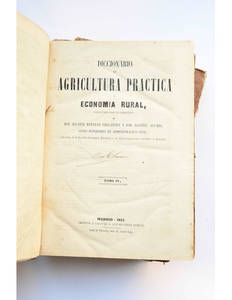 Diccionario de agricultura práctica y economía rural