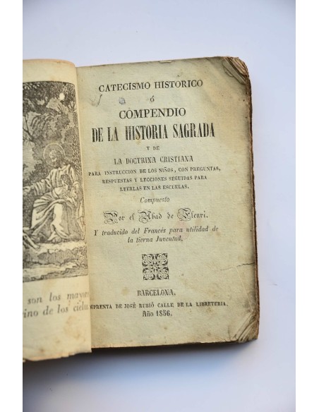 Compendio de la historia de la religión : sacado de los libros santos o sea Historia para leer el cristiano. Tomo primero