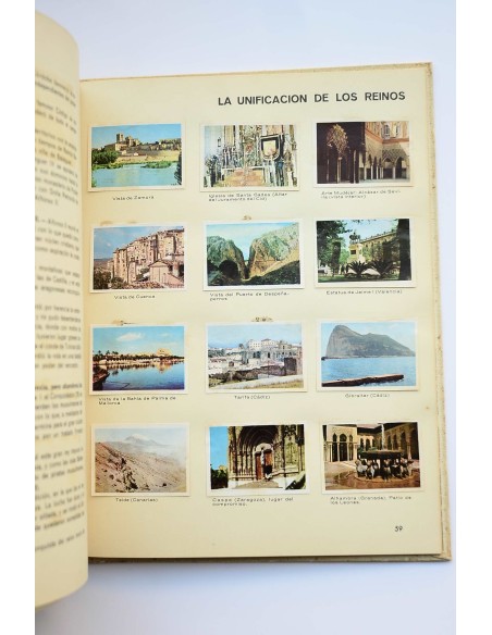 Panorama de la historia de España. Album de cromos