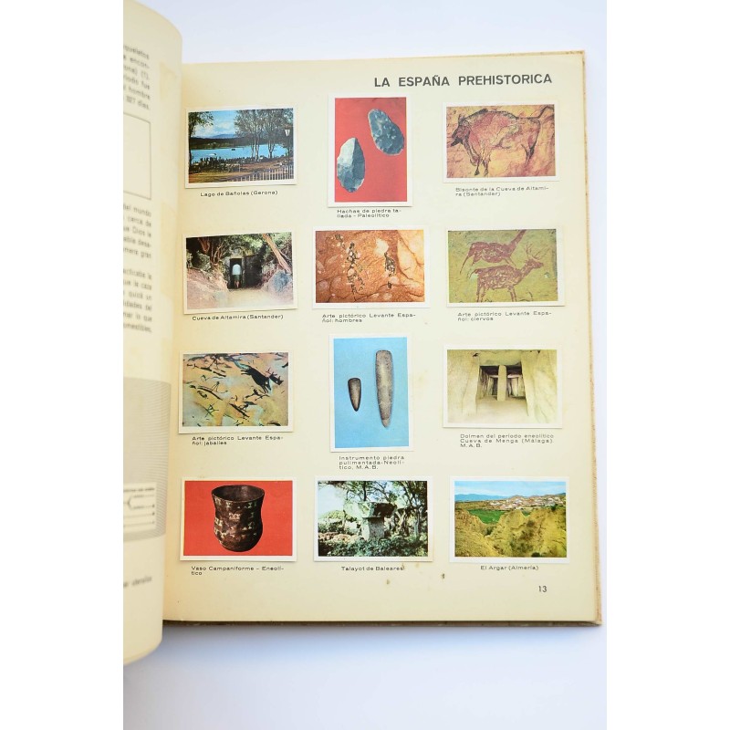 Panorama de la historia de España. Album de cromos