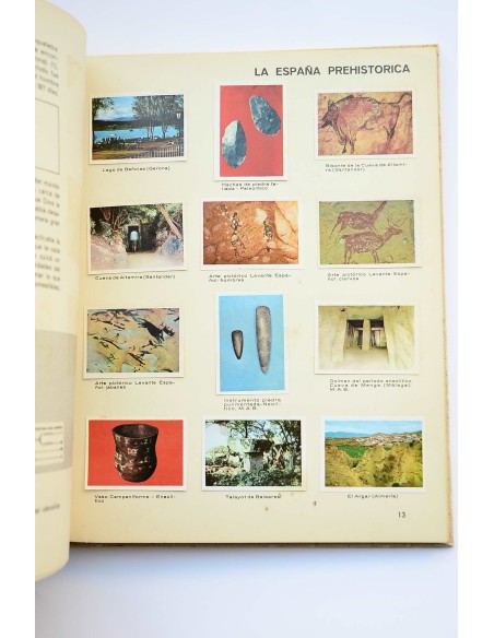 Panorama de la historia de España. Album de cromos