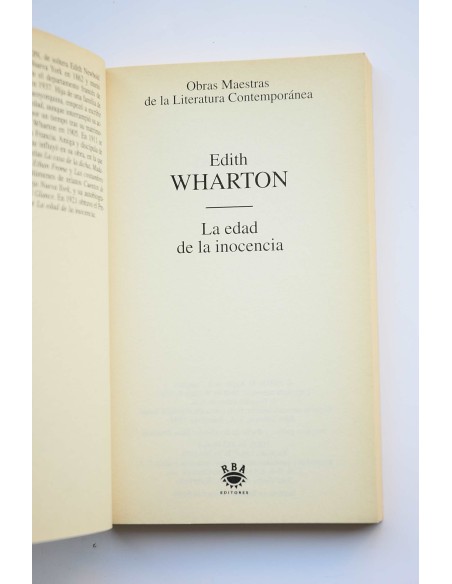La edad de la inocencia