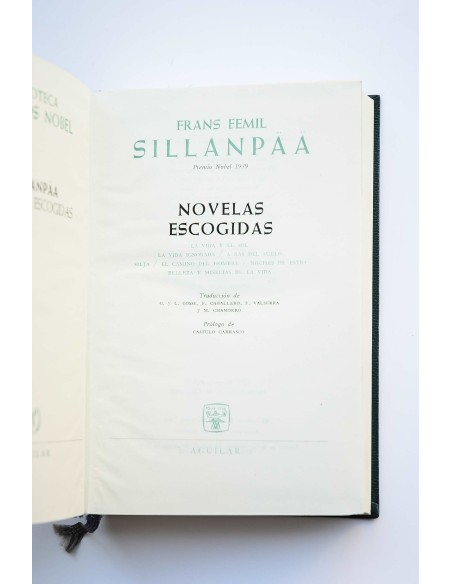 Obras escogidas de Frans Eemil Sillampää