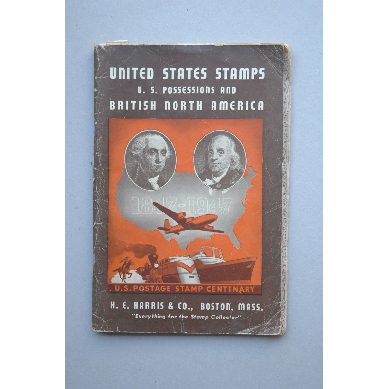 POSTAGE stamps of the United States. Unites States possessions & British North America