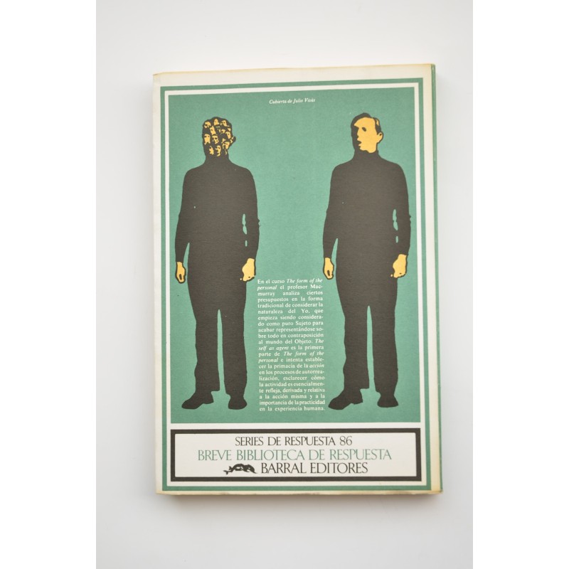 El yo como agente. La forma de lo personal