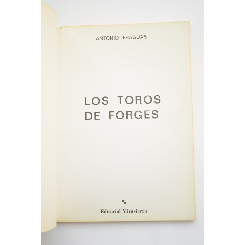 Los toros de Forges