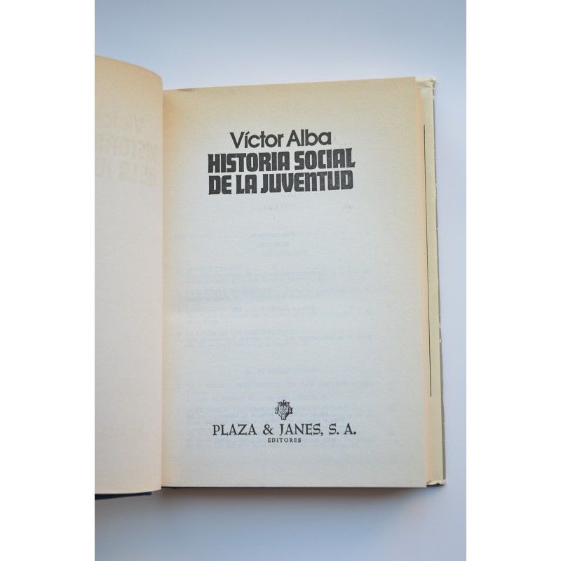 Historia social de la juventud