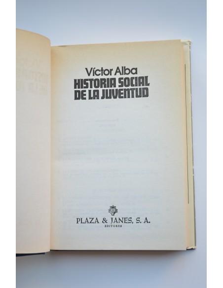 Historia social de la juventud