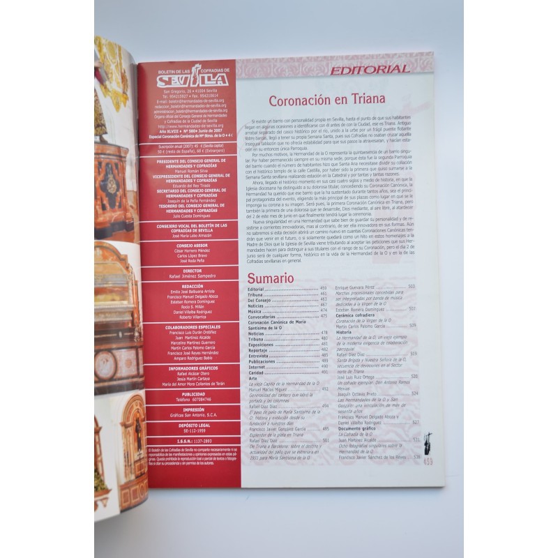 Boletín de la Cofradías de Sevilla. Año XLVIII,...