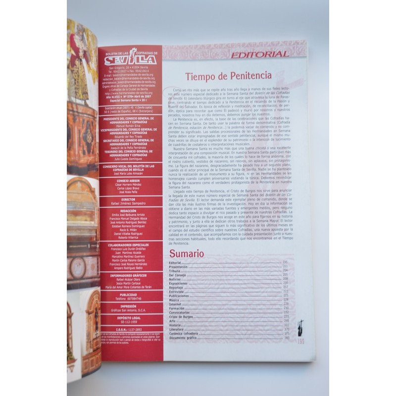 Boletín de la Cofradías de Sevilla. Año XLVIII,...