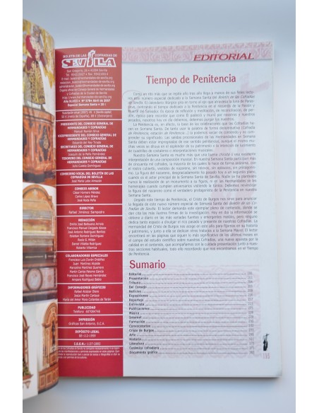Boletín de la Cofradías de Sevilla. Año XLVIII, nº 578, abril 2007