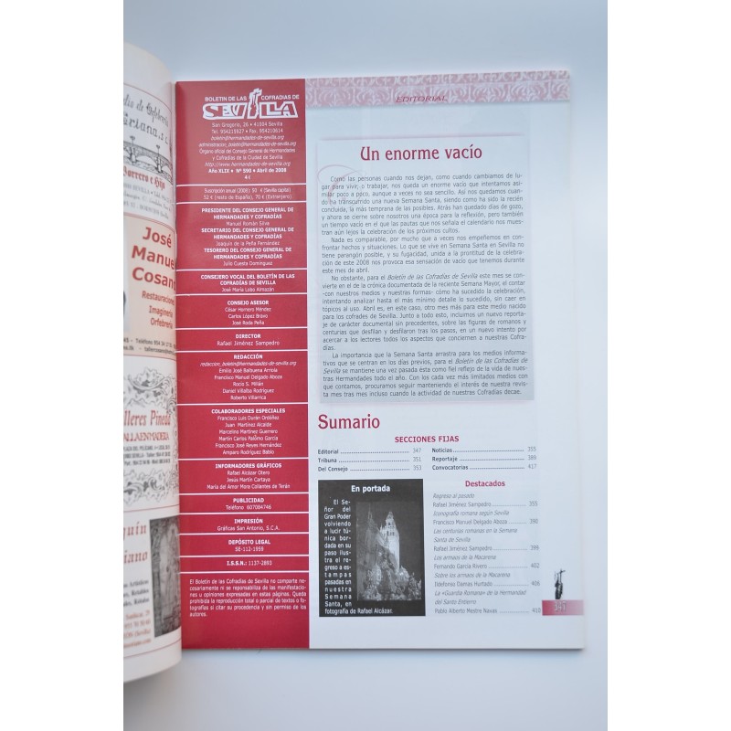 Boletín de la Cofradías de Sevilla. Año XLIX,...