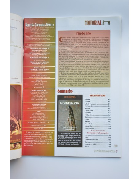 Boletín de la Cofradías de Sevilla. Año LI, nº 610, diciembre 2009