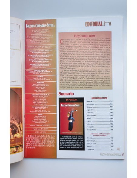 Boletín de la Cofradías de Sevilla. Año LI, nº 608, octubre2009