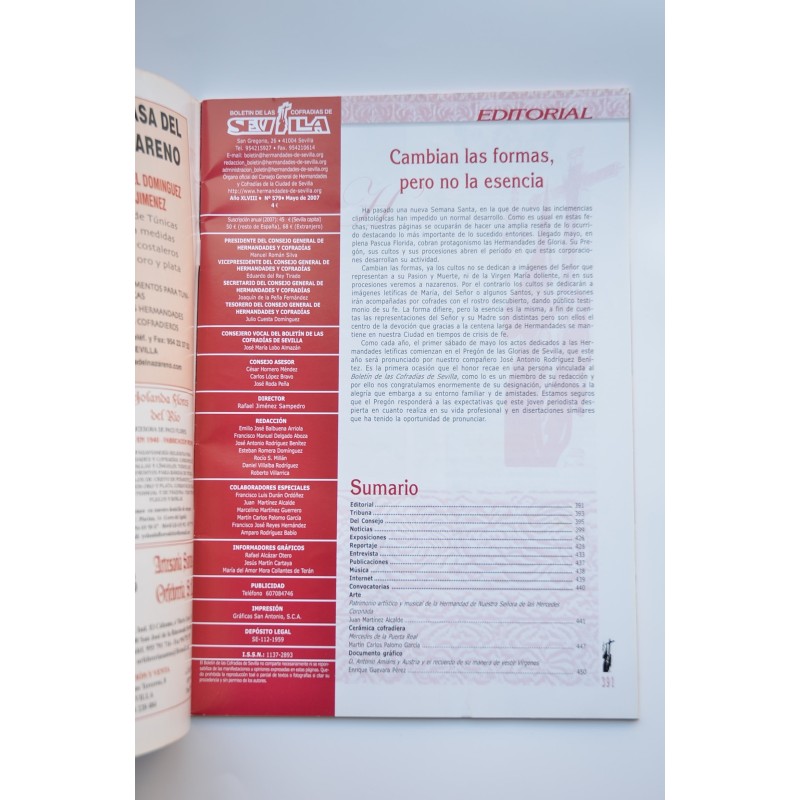 Boletín de la Cofradías de Sevilla. Año XLVIII,...