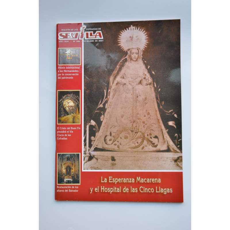 Boletín de la Cofradías de Sevilla. Año XLIX, nº 586, diciembre 2007