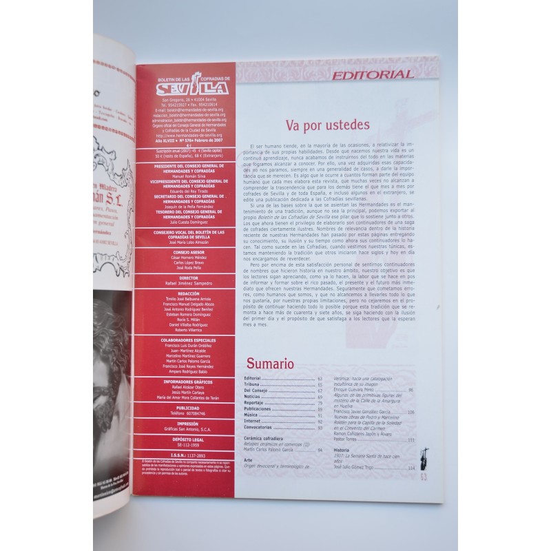 Boletín de la Cofradías de Sevilla. Año XLVIII,...