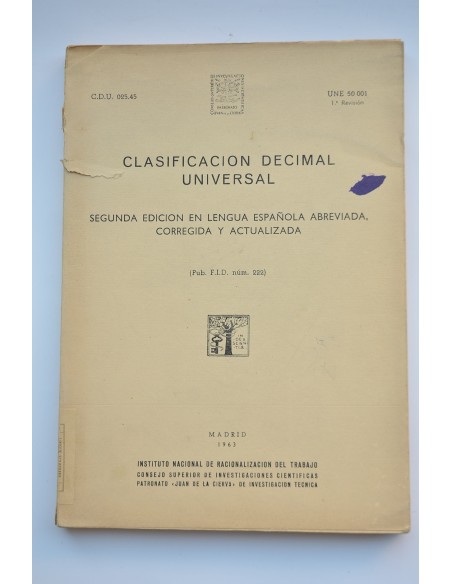 Clasificación Decimal Universal (CDU)