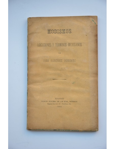 Modismos, locuciones y términos mexicanos