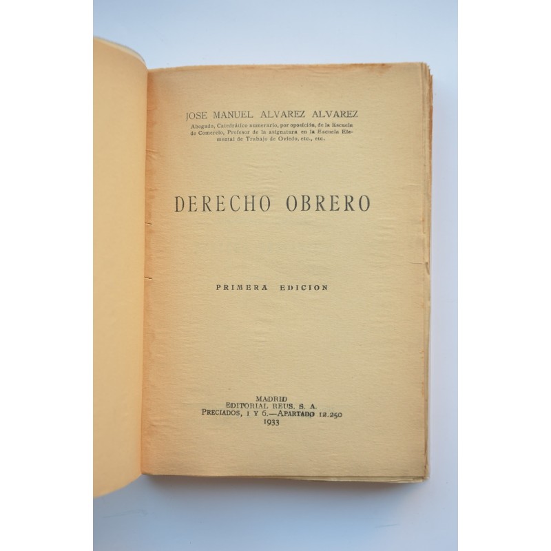 Derecho obrero