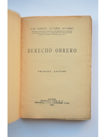 Derecho obrero
