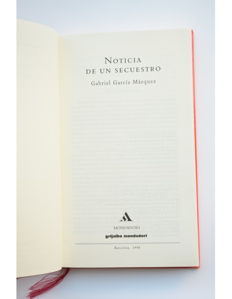 Noticia de un secuestro