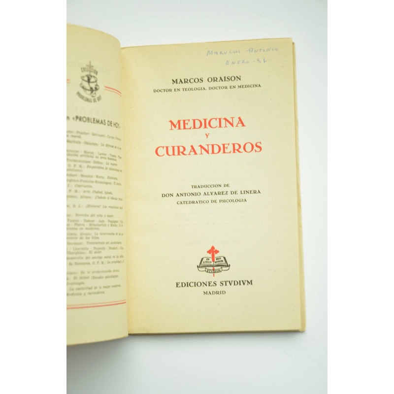 Medicina y curanderos