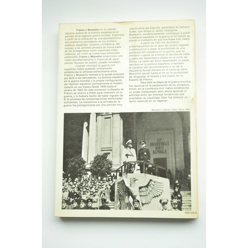 Franco y Mussolini. La política española...