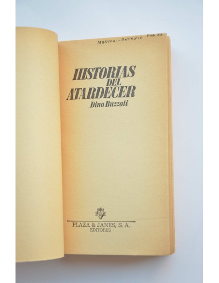 Historias del atardecer