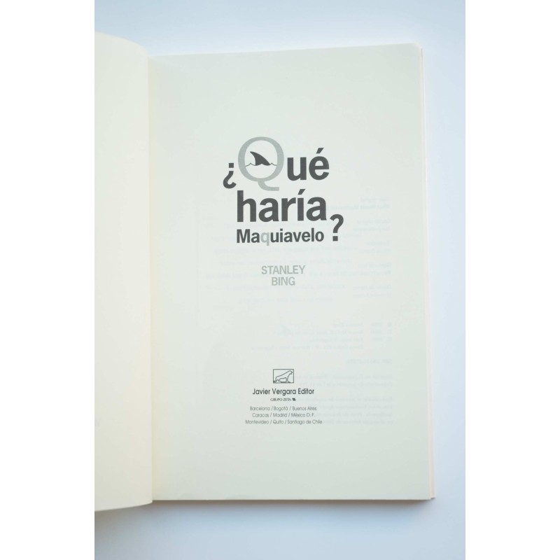 ¿Qué haria Maquiavelo?